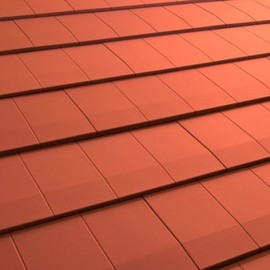 Лист Decra Quadro кирпичный