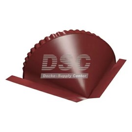 Доборный элемент кровли (заглушка КОНЬКА) 9005