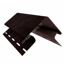 Наружный угол Ю-Пласт, Кирпич коричневый ( 3м )