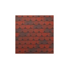 Черепица ТРАДИШНЛ Красный гранит