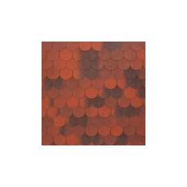 Черепица NOBIL TILE ВЕРОНА Красный с отливом