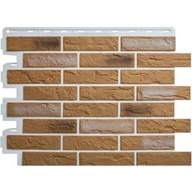 Цокольный сайдинг Панель Кирпич Рижский (03) - 0,795 х 0,591м