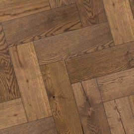 Паркетная доска Hajnowka Дуб CZERLON рустик Классическая елка 12.5х148х575/500 мм