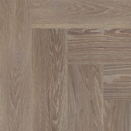 Паркетная доска Hajnowka Дуб LATTE рустик Классическая елка 12.5х148х575/500 мм