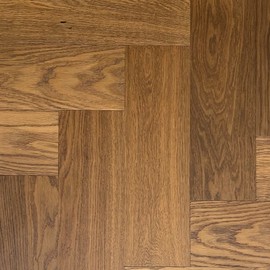 Паркетная доска Hajnowka Дуб TABACO рустик Классическая елка 12.5х148х575/500 мм