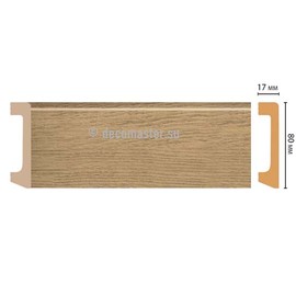 Плинтус напольный Декомастер D235-83