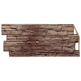 Цокольный сайдинг FineBer - Скала Жёлто-коричневый