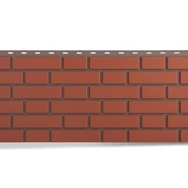 Цокольный сайдинг Альта-Профиль - Кирпич клинкерный Красный