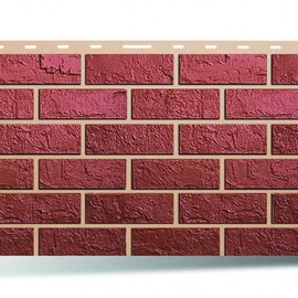 Цокольный сайдинг Альта-Профиль - Кирпич красный