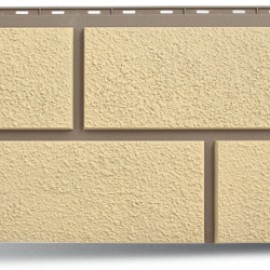 Цокольный сайдинг Альта-Профиль - Неаполитанский камень Слоновая кость
