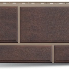 Цокольный сайдинг Альта-Профиль - Флорентийский камень Коричневый