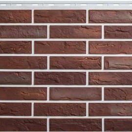 Цокольный сайдинг Панель Кирпич Рижский (01) - 0,795 х 0,591м