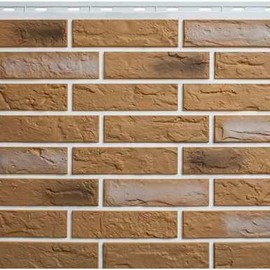 Цокольный сайдинг Панель Кирпич Рижский (03) - 0,795 х 0,591м