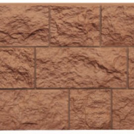 Цокольный сайдинг Docke - Терракотовый