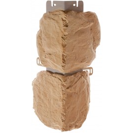 Наружный угол бутовый камень (греческий)