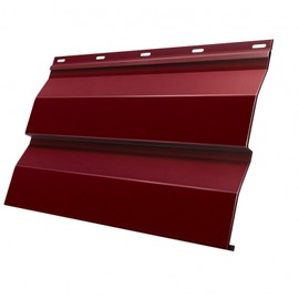 Металлический сайдинг Grand Line Корабельная доска красное вино 0,5 Quarzit