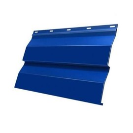 Металлический сайдинг Grand Line Корабельная доска синий 0,5 Satin