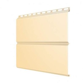 Металлический сайдинг Grand Line Экобрус светлая слоновая кость 0,5 Satin