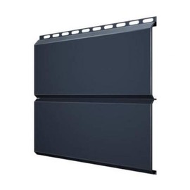 Металлический сайдинг Grand Line Экобрус мокрый асфальт 0,5 Satin