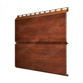 Металлический сайдинг Grand Line Экобрус Cherry Wood