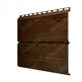 Металлический сайдинг Grand Line Экобрус Antique Dub