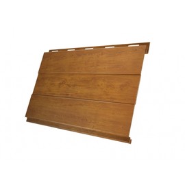 Сайдинг Grand Line Вертикаль prof металлический Golden Dub