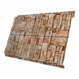Сайдинг Grand Line Вертикаль line металлический Sand Stone