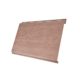 Металлический сайдинг Grand Line Вертикаль White Dub