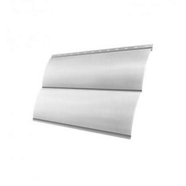 Металлический сайдинг Grand Line Блок-хаус new Белый 0,45 PE