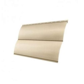 Металлический сайдинг Grand Line Блок-хаус new Слоновая кость 0,45 PE