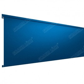 Металлический сайдинг Grand Line Cтальная штукатурка синий 0,45 РЕ