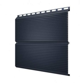 Металлический сайдинг Grand Line Экобрус gofr мокрый асфальт 0,5 Satin