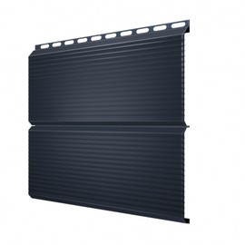 Металлический сайдинг Grand Line Экобрус gofr мокрый асфальт 0,5 Velur20