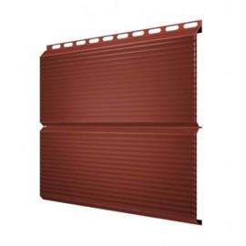 Металлический сайдинг Grand Line Экобрус gofr терракота 0,5 Satin