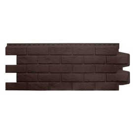 Фасадные панели GRAND LINE Состаренный Кирпич Коричневый
