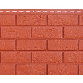 Фасадные панели Grand Line Состаренный Кирпич Терракотовый