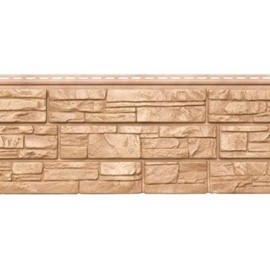 Цокольный сайдинг Крымский сланец (янтарь) - Я-Фасад