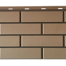 Цокольный сайдинг Steindorf, светло-бежевый кирпич