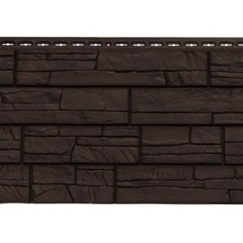 Цокольный сайдинг Grand Line Сланец коричневый