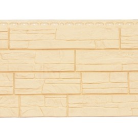 Цокольный сайдинг Grand Line Сланец бежевый