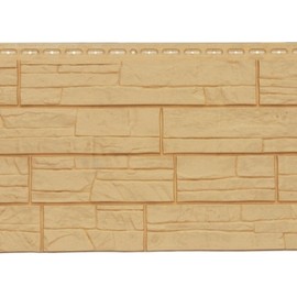 Цокольный сайдинг Grand Line Сланец песочный