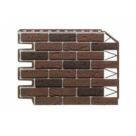 Цокольный сайдинг Holzplast Кирпич Жженый
