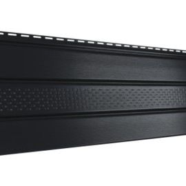 Графитовый софит Ю-Пласт PRO с частичной перфорацией