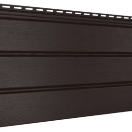 Коричневый софит Ю-Пласт CLASSIC без перфорации