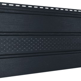 Графитовый софит Ю-Пласт CLASSIC с частичной перфорацией