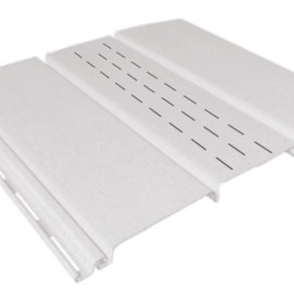 Софит Ю-Пласт Белый с частичной перфорацией