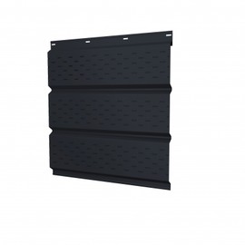 Софит Grand Line Черный с полной перфорацией 0,45 Drap