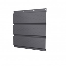 Софит Grand Line Серый с полной перфорацией 0,5 Satin