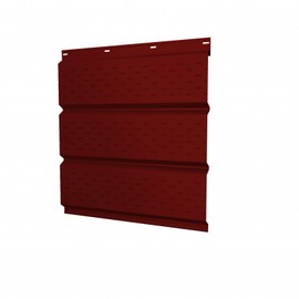 Софит Grand Line Коричнево-красный с полной перфорацией 0,5 Satin