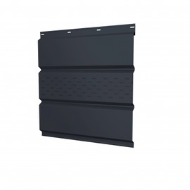 Софит Grand Line Черный центральная перфорация 0,5 Quarzit lite